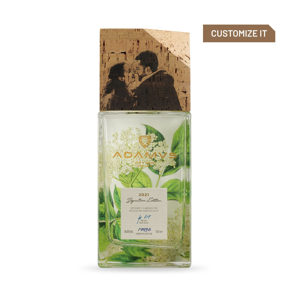 Adamus Organic Dry Gin Signature Edition 2021  Personalizzata 70cl (Tappo in Sughero)